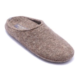 Made For You Women’s Natural Wool Slippers with Arch Support insole, Hypoallergenic with non-slip rubber sole (9)