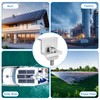Solar Panel Bracket 4 Pieces 30 mm Solar End Clamp