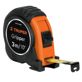Truper FH-3ME, Flexmetro contra impacto, graduacin mtrica, 3 m, 13 mm                                                                                 
