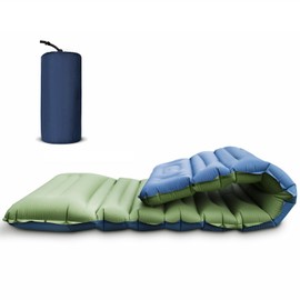 Camping Sleeping Pad,Ultralight Camping Mat with Pillow Built-in Foot Pump Inflatable Sleeping Pads Compact for Camping Backpacking Hiking