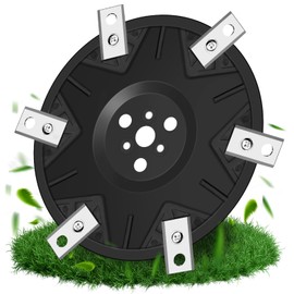 EOPUOZS 6 Blade Disc Compatible with Worx Landroid, M500 M700 WR167E WR141E Vision M600, Fibreglass Reinforced Blade Disc with 6 Blades, Robotic Lawnmower Blade Disc