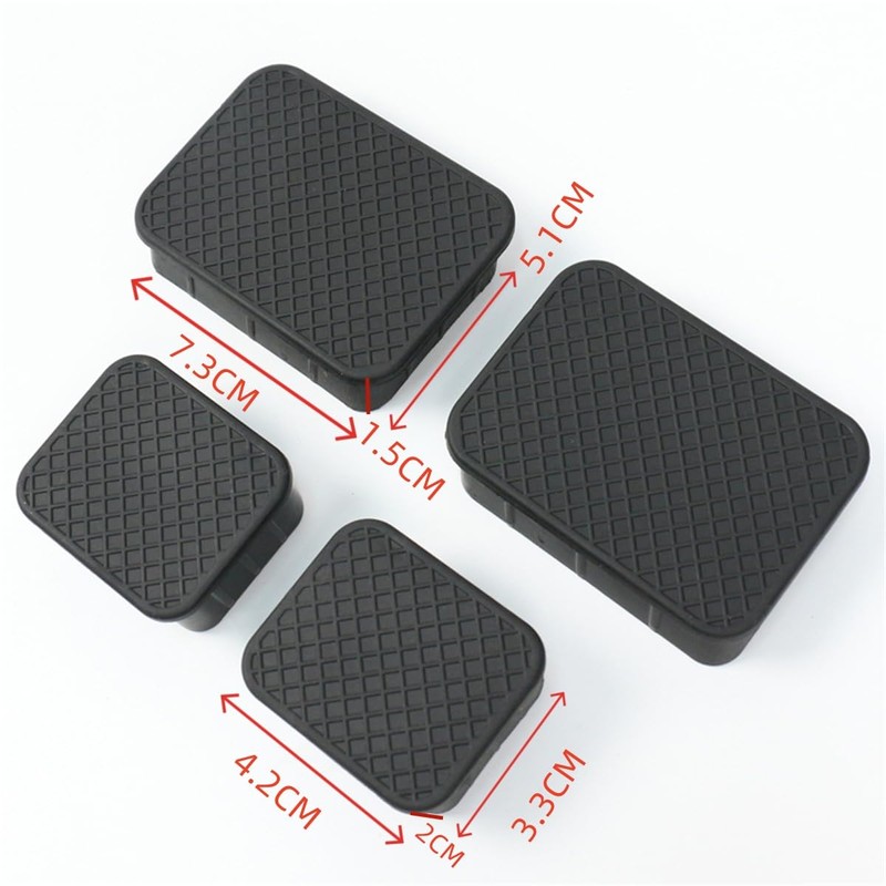 4PCS Crash Bar End Caps Front Axle Plug Waterproof Rubber