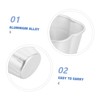 ULTECHNOVO 6pcs Mini Baking Molds Aluminum Alloy Cups for Puddings