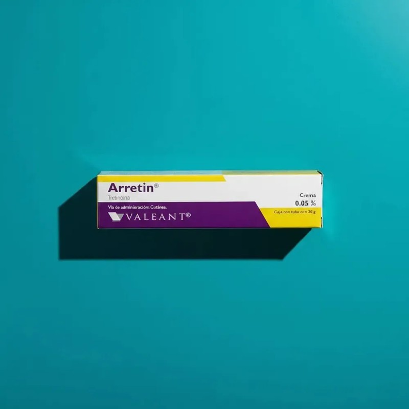 Valeant - Arretin Tretinoína Valeant Crema Antiacné Hipoalergénica Libre de