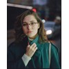 YAMEIZE Oval Blue Light Glasses Women Men - Small Anti