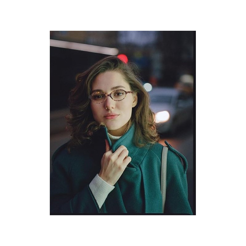 YAMEIZE Oval Blue Light Glasses Women Men - Small Anti