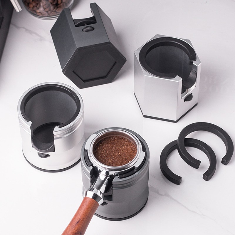 Coffee Portafilter Holder Adjustable Height Universal Easy To Install Round