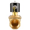 Baomain Pneumatic 2 Inch Normally Open 2 Way Brass Electric