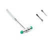 Babinski Buck Hammer - Neurological Reflex Hammer 7" Diagnostic Examination with Pin & Brush (Stainless Steel) (Green)