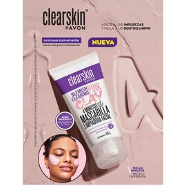 AVON Clearskin - 4 Minutos Mascarilla Limpiadora Facial Blemish clearing pink clay  60 g                                                              
