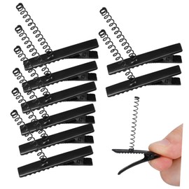 SAFIGLE 100pcs Hair Clips with Spring Metal Alligator Clips for DIY Crafting and Headdress Projects Hair Accessory for Adults