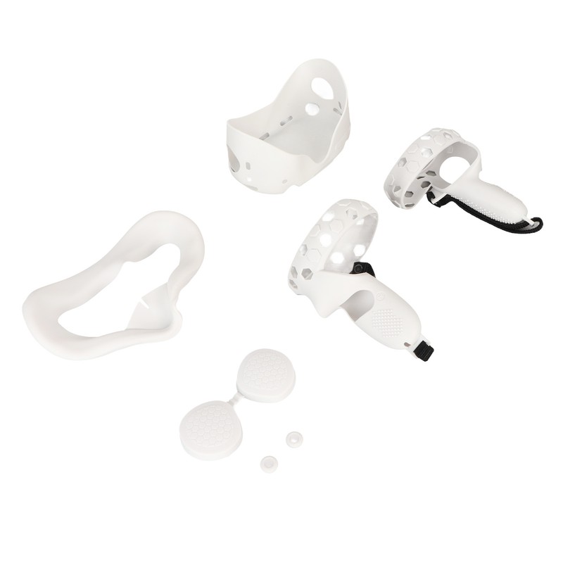 5 in 1 Silicone Cover Set for Quest 2 Includes