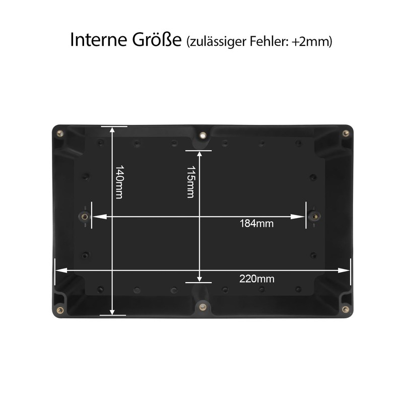 LeMotech Project Box ABS Plastic Distribution Box IP65 Waterproof Electrical