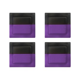 MAG | Kit de 4 Imanes de Ferrita | Para terapia de Biomagnetismo | 3000 Gauss | Color Morado | Tamaño 4.4 x 4.7 x .9 cm