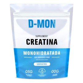 Creatina Monohidratada D-MON Polvo Sabor Manzana 1kg Sin Gluten                                                                                       