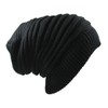 Rasta Long Slinky Beanie Hats Black