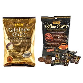 Bali's Best Coffee Candy 2 Flavor Variety Bundle: Coffee and Cafe Latte
