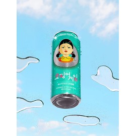 Squid Game Energy Drink Green Melon Punch 500ml 24 Cans / 오징어게임 에너지드링크 그린메론펀치 500ml 24캔