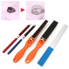 5pcs Manual Sandpaper Stick Semicircle Sanding Paper Roll Bar Jewelry