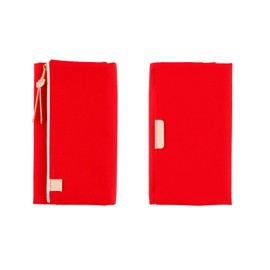 Hobonichi Techo 2025 Weeks Cover [Wallet-Size Planner Cover] Tragen (Red)