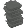 downluxe Chair Cushions for Dining Chairs, Waterproof Kitchen Chair Pads,