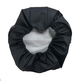 Suzuki Address V50 (CA42A CA44A) 4ST Injection Specifications Black Special Design Seat Cover Cover Strong Rubber Type Made in Japan (Thick Fabric) [Fabric Color: Black / Piping Color: Front and Rear