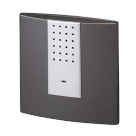 Heidemann HX Square 70872 Radio Receiver (Without Transmitter, 8 Adjustable Melodies, Range Approx. 200 m, Doorbell, Front Doorbell)