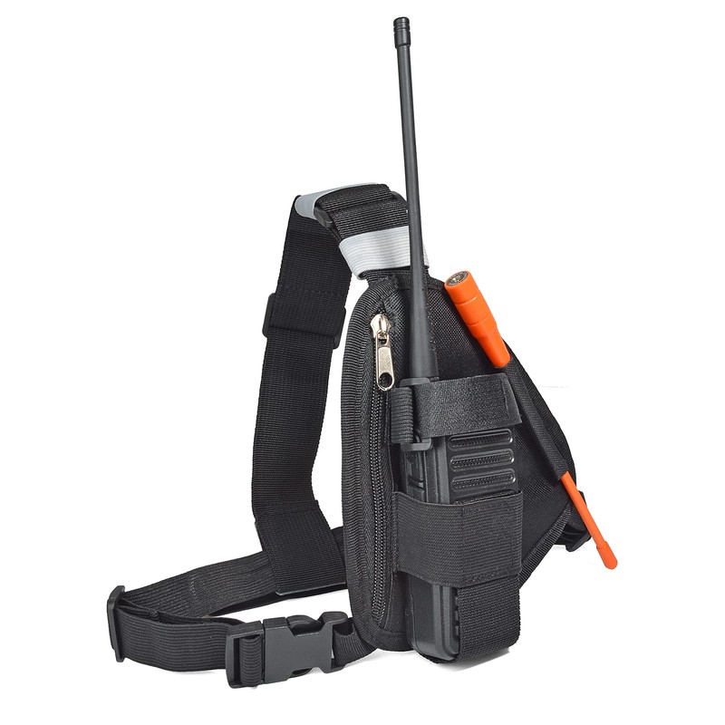 YNIBST Walkie Talkie Multipurpose Triangle Chest Bag Portable Vest Mini