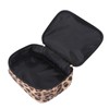 3pcs Makeup Cosmetic Storage Bag PU Leather Waterproof Zipper Closure