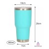 Importeek 5pz Vaso Termo Acero Inoxidable Termico Cafe Portatil 900ml