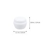 BESTOYARD Cream Case, Small Round Case, 0.2 oz (5 g),
