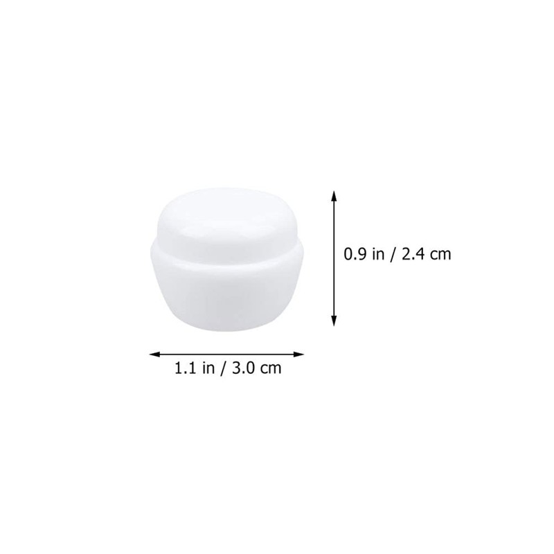 BESTOYARD Cream Case, Small Round Case, 0.2 oz (5 g),