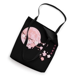 Sakura Japanese Cherry Blossom Moon design Tote Bag