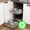 SOFRON Expandable Pull Out Drawers for Cabinets, Kitchen Cabinet Slide