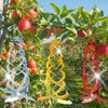 DECYOOL 15 Pcs Bird Spiral Reflectors 15.8 Inch Hanging Reflective