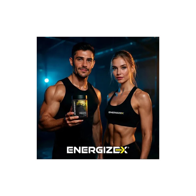 EnergizeX Creatina Monohidratada 100 Pura Sin Sabor 450g Vegana