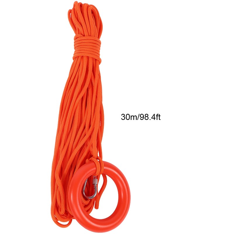 30m Outdoor Rock Climbing Escape Rope 0.8cm Diameter Water Floating