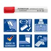 Staedtler 351 B WP6 Lumocolor Whiteboard Markers Square, Set of