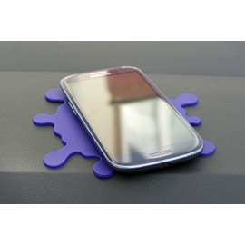 Dashboard Mat Anti-Slip Grip Cradle VIOLET SPLAT - FREE POST