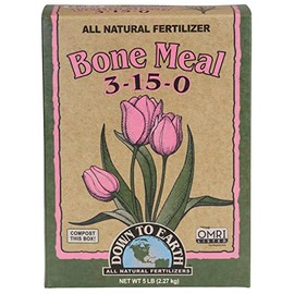 Down To Earth All Natural Fertilizers Down to Earth Organic Bone Meal Fertilizer 3-15-0, 5 lb