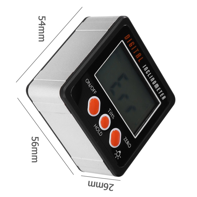 Horizontal Angle Meter Digital Protractor Inclinometer Electronic Level Box Magnetic