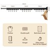 ZdwCyl Wall Mounted Clothes Hanger,Clothes Drying Rack,Laundry Drying Rack,Laundry Rack