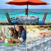 Washable Oilcloth Tablecloth 160 x 140 cm Cut Edge Tiles