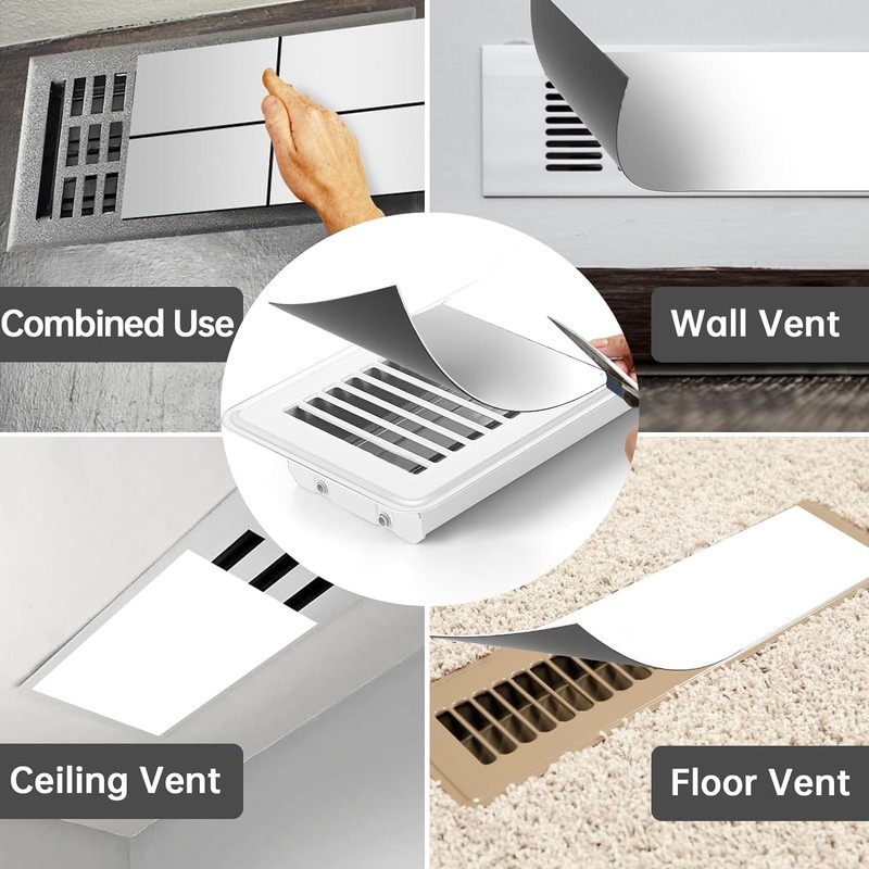 3 Pack Strong Magnetic Vent Covers, 5.5 X 12 Inch