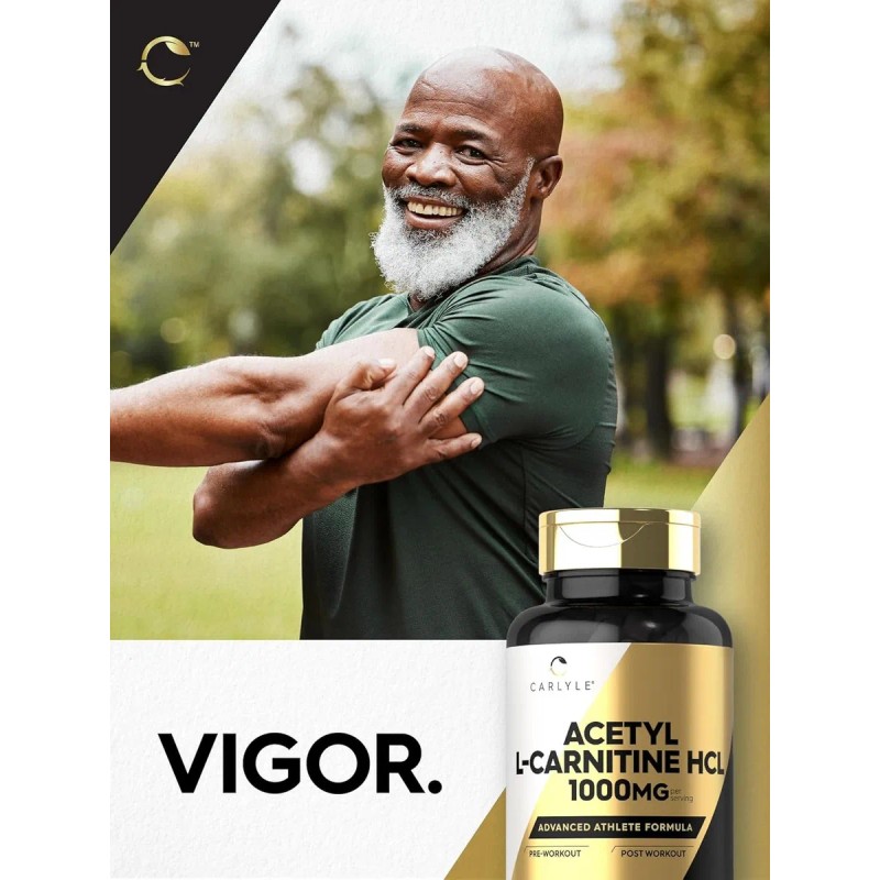 Pre Entreno Acetil L- Carnitina Hcl 100 Cpsulas 1000mg L81