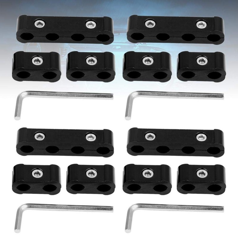 Spark Plug Wire Separator, 12 Pcs Aluminum Alloy Engine Spark