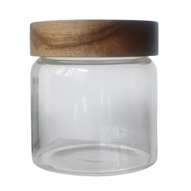 Oidium Glass Jar with Lid,22 oz Glass Jars with Airtight Lid,Coffee Bean Storage,Storage Containers For Flour,Sugar,Spices,Tea,wide mouth Leak proof Spice Jars