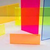 PlasticsAcrylic Green Fluorescent Acrylic Plexiglass sheet 1/8" x 3" x