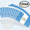 Anley Guatemala Mini Flag 12 Pack - Hand Held Small