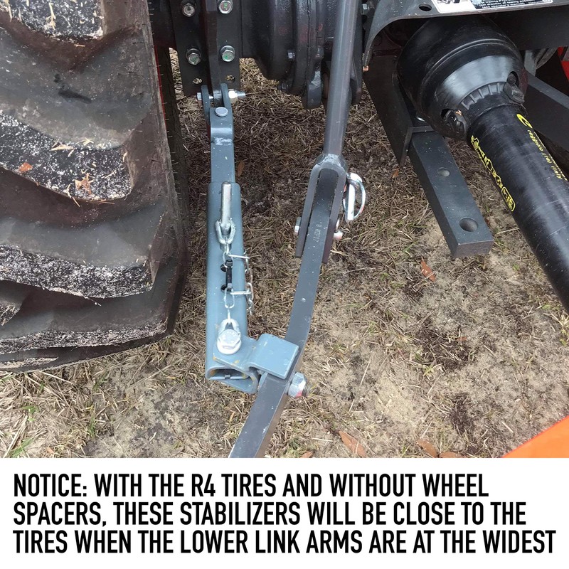 E-TD050-39603 Solid Telescopic Stabilizer for Kubota Tractor(s): L3240, L3560, L3940,